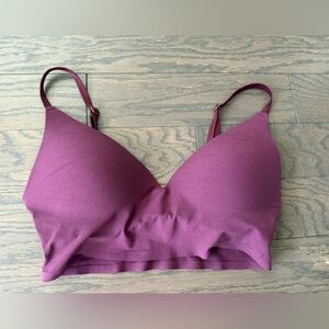 PINK by Victoria's Secret M Burgundy Wireless Push up Lightly Lined Padded Pullo